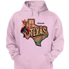 Custom Texas Girl T-Shirt – Personalized Name & Cowgirl Style