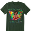 Custom Name Broken Crayons Shirt
